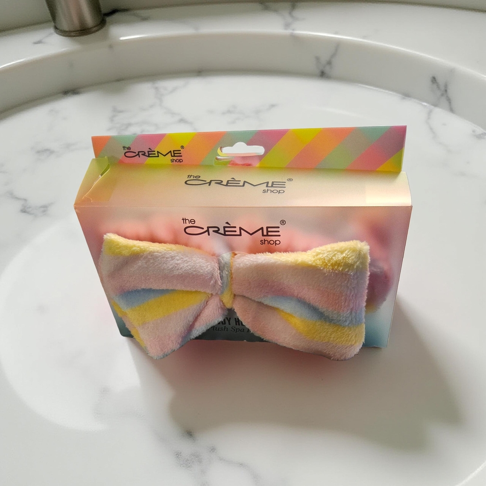NWOT The Crème Shop Pastel Teddy Headyband Hair Accessory